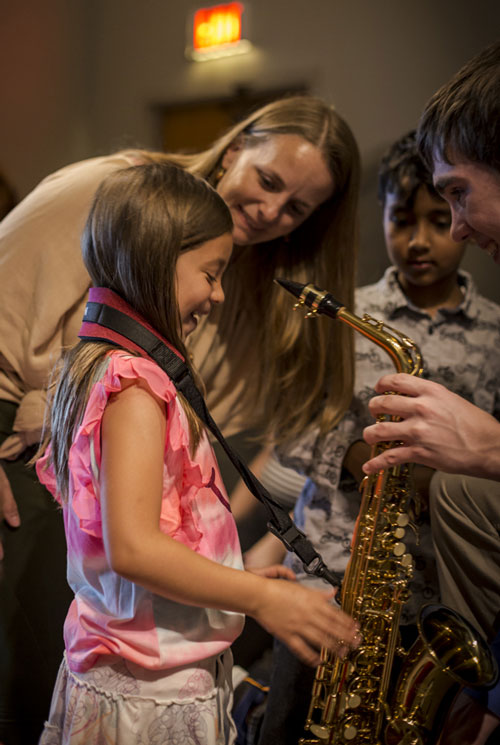 Instrument Discovery Zone at Thiensville Music In the Park