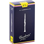 Vandoren CR1025 10 Bb Clarinet Reeds #2.5