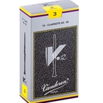 Vandoren CR193 #3 V12 B-Flat Clarinet Reeds, Box of 10