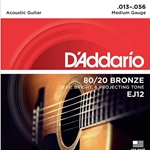 D'Addario ACOUSTIC 13-56 80/20 Bronze
