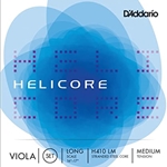 D'Addario H410LM Helicore 16"+ Viola String Set, Steel Core