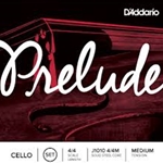D'Addario J10104/4M Prelude 4/4 Cello String Set, Steel Core