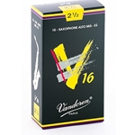 Vandoren SR7025 10 V16 Alto Sax Reeds #2.5