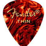 Fender 1980351700 FENDER 351 CLASSIC PICKS TORTOISESHELL THIN 12-PACK