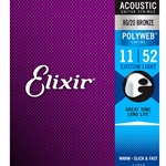 Elixir ELXRACL 11-52 Polyweb 80/20 Bronze Strings