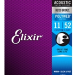 Elixir ELXRACL 11-52 Polyweb 80/20 Bronze Strings