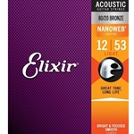 Elixir ELXRNAL 12-53 Nanoweb 80/20 Bronze