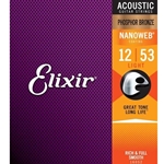 Elixir ELXRNALPB 12-53 Nanoweb Phosphor Bronze