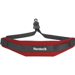 Neotech SSSRD SOFT SAX STRAP RED W/ SWIVEL HOOK