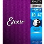 Elixir ELXRAXL 10-47 Polyweb 80/20 Bronze Strings