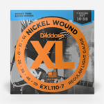 D'Addario EXL1107 7-String Regular Light 10-59 Electric Guitar Strings