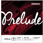 D'Addario J911LM Prelude 16"+ Viola A String - Single String ONLY
