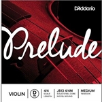 D'Addario J8134/4M Prelude 4/4 Violin D String, MED