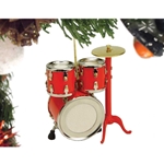 Music Treasures 463110 Red Drum Set Ornament