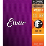 Elixir ELX16027 11-52 Nanoweb Phosphor Bronze
