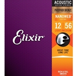 Elixir ELX16077 12-56 Nanoweb Phosphor Bronze Strings