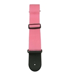 Henry Heller HPOL-PNK Pink Guitar Strap w/ BB Logo