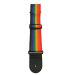 Henry Heller HPOL-RBW Rainbow Guitar Strap w/ BB Logo