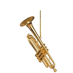 Music Treasures 463041G Gold Trumpet Ornament