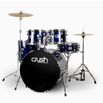 Crush Drums and Percussion AL528903 Alpha 5pc kit w/cymbals - red