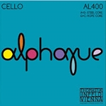 Thomastik AL400 Alphayue 4/4 Cello String Set, Rope and Steel Cores