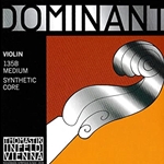 Thomastik 135B Dominant 4/4 Violin String Set, Ball Chrome Steel E, Perlon Core