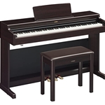 Yamaha YDP165B Arius Digital Piano, black walnut, w/ bench