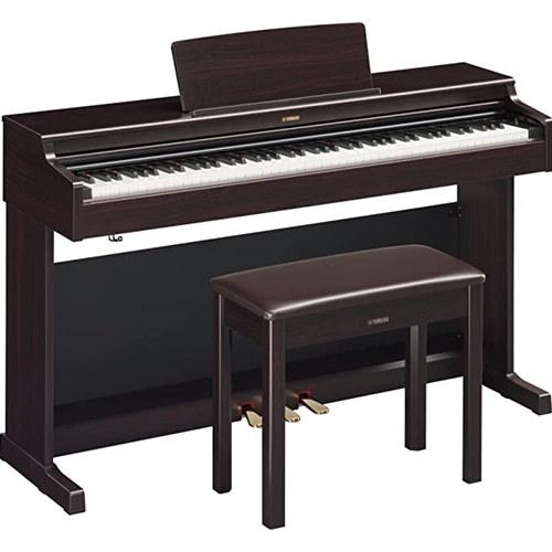 Brass Bell Music Store Yamaha YDP165B Arius Digital Piano, black walnut, w/ bench