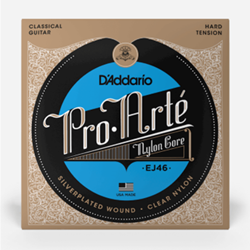 D'Addario EJ46 CLASSICAL SET PRO-ARTE CLEAR/SILVER HARD