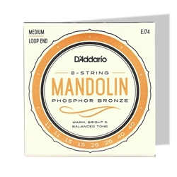 D'Addario EJ74 11-40 Mandolin Strings, Medium