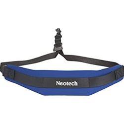 Neotech SSSRL SOFT SAX STRAP ROYAL BLUE W/ SWIVEL HOOK