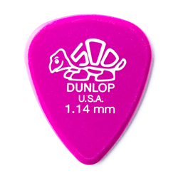 Dunlop 41P114 DUNLOP DELRIN 500 PLAYERS 12-PACK 1.14MM MAGENTA GUITAR PICKS