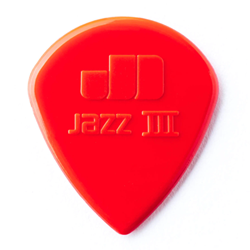 Dunlop 47P3N Nylon Jazz III Picks, 6 Pack