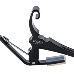 Kyser KG6B Quick-Change Capo, 6-String Acoustic, Black