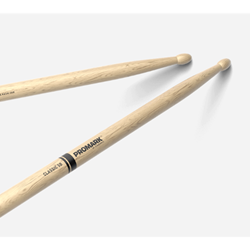 Promark PW5BW ProMark Classic Attack 5B Shira Kashi Oak Drumstick, Oval Wood Tip