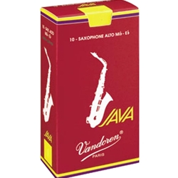 Vandoren SR2625R #2 1/2 JAVA Red Alto Sax Reeds, Box of 10