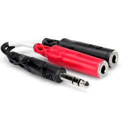 Hosa YPP117 HOSA Y-STEREO 1/4'' M-2 MONO F