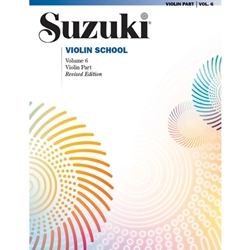 Suzuki Violin School Violin Part, Volume 6: Revised -