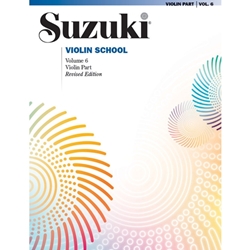 Suzuki Violin School Violin Part, Volume 6: Revised/International Edition -