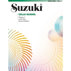 Suzuki Cello School Cello Part, Volume 5: Revised -