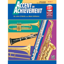 Accent on Achievement, Book 1 - Snare Drum/Bass Drum Percussion - Band Method