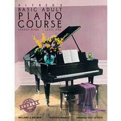 Alfred's Basic Adult Piano Course: Lesson Book 1 - Piano