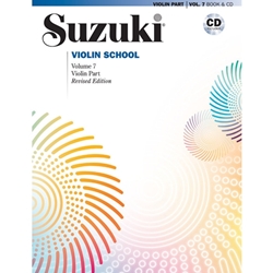 Suzuki Violin School Violin Part/CD, Volume 7: Revised -