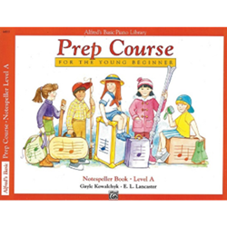 Basic Piano Prep Course: Note A (Notespeller) -