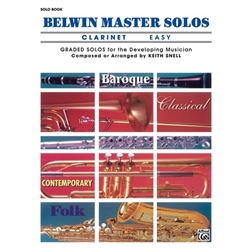Belwin Master Solos, Clarinet, Easy [Solo] - Clarinet