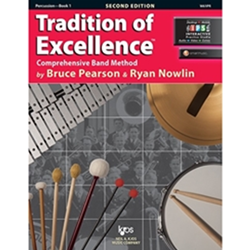 Tradition of Excellence Book 1 - Percussion - Band Method