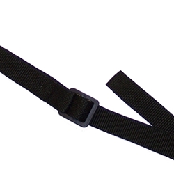 Conn-Selmer 564 Neck Strap, Alto / Tenor Sax, Black Nylon, vinyl coated hook