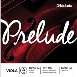 D'Addario J911 Prelude 15-16" Viola A String, Medium Tension