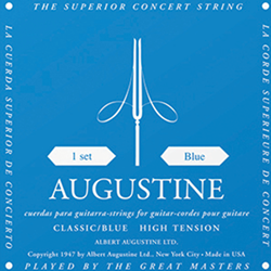Augustine BLUESET Blue Label Set High Tension Classical Guitar Strings Set