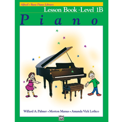 Alfred's Basic Piano Library 1B Lesson - Piano Method